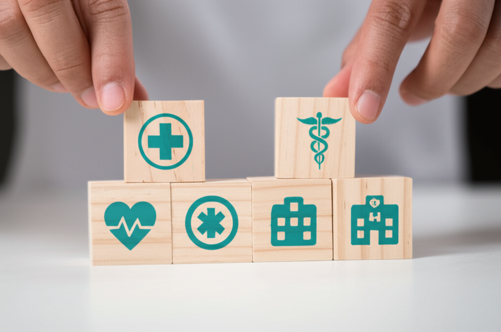 Business team with health coverage